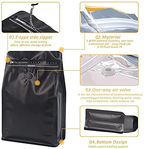 REMTAP aluminum foil coffee bags shield aroma from light and moisture.