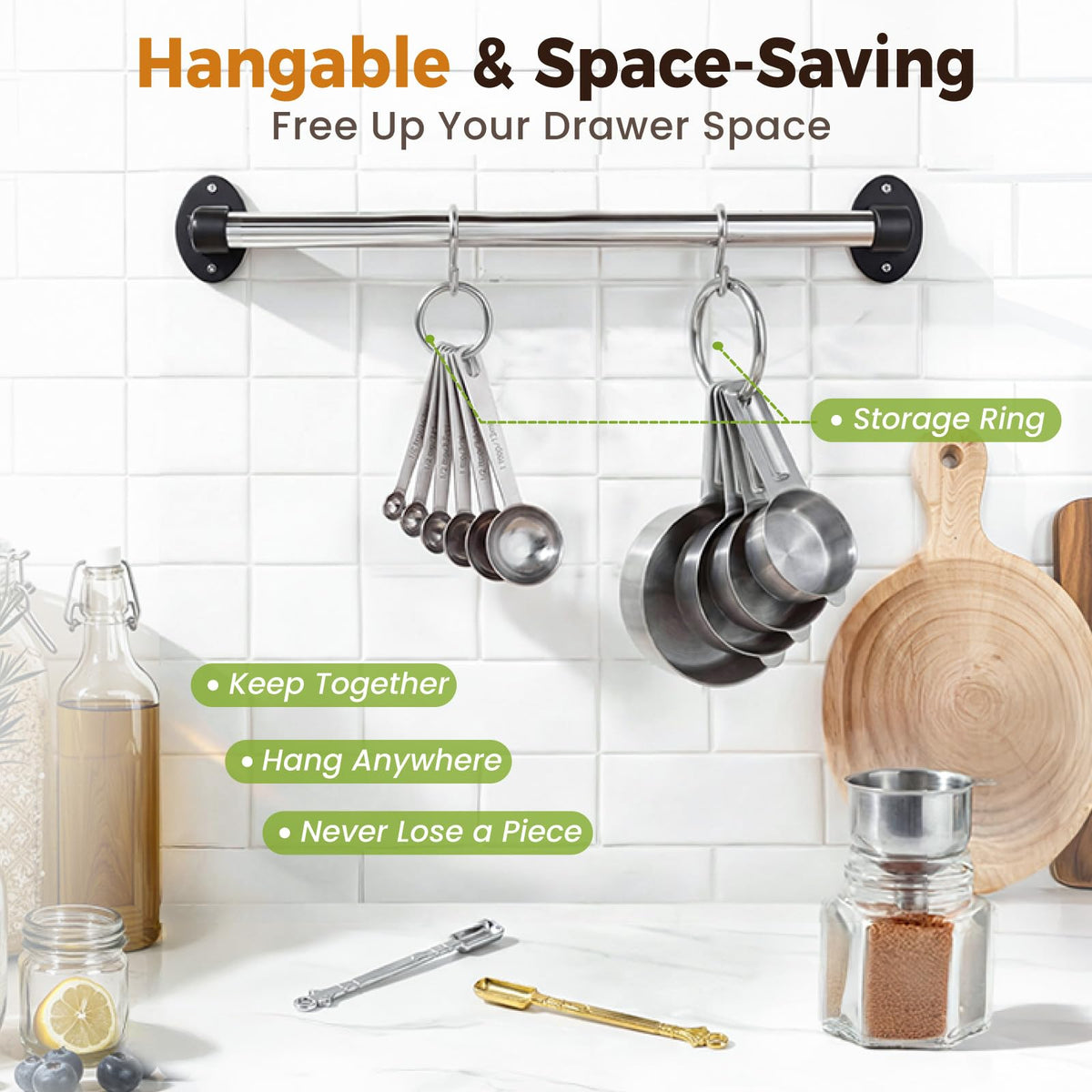 Premium stainless steel construction shown for long-lasting performance.
