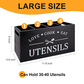 Renawe sturdy wood caddy doubles as stylish kitchen decor