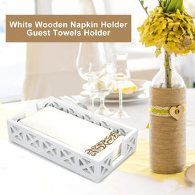 Renawe outdoor picnic napkin holder tray adds rustic style to gatherings.