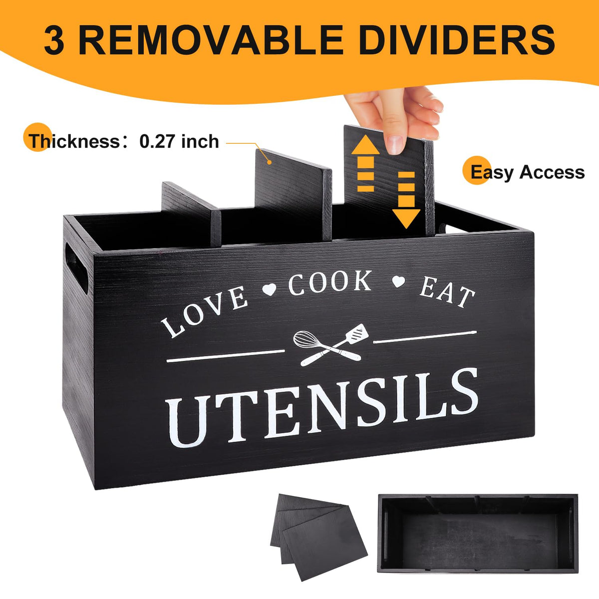 Renawe removable divider for easy cleaning and reconfiguration
