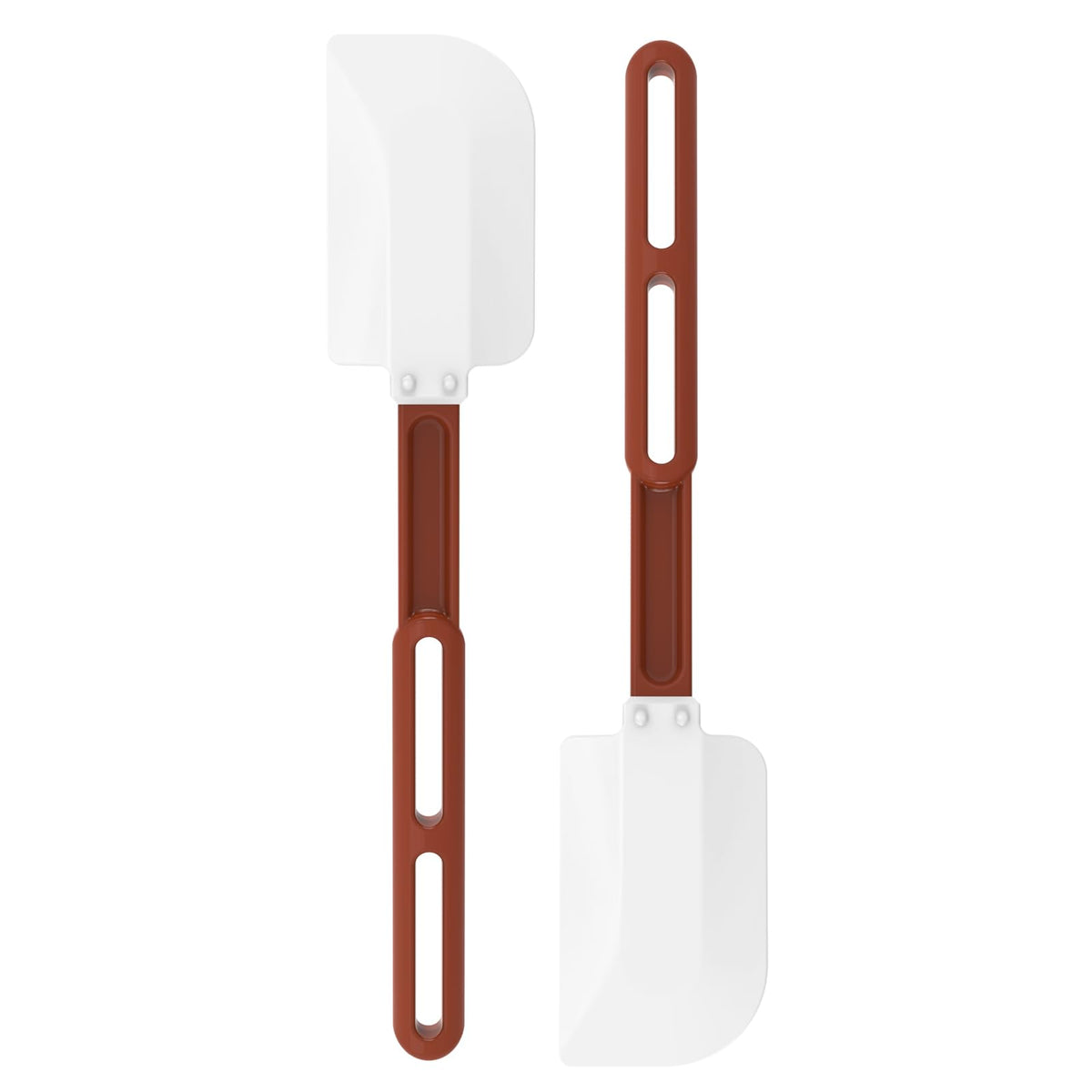 ReneeChef high-heat silicone spatula demonstrates heat resistance for caramel work.