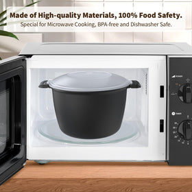 ReneeChef large capacity 3qt microwave cookware for family meals.