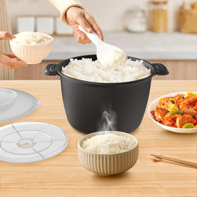 ReneeChef no-steam-basket steaming design preserves flavor.