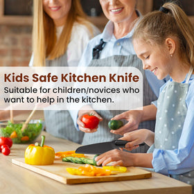 ReneeChef nylon knife safe for kids and beginners in the kitchen