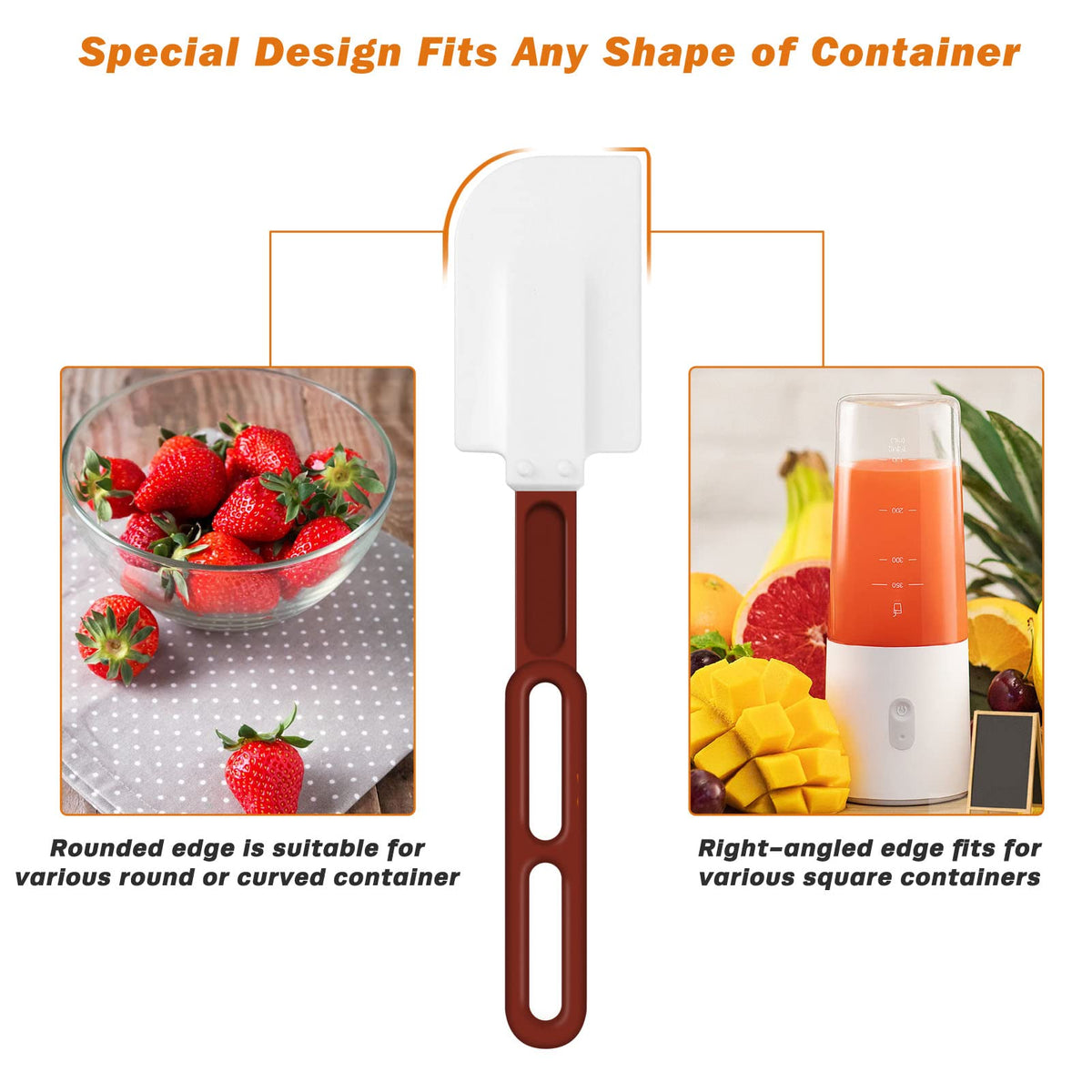 ReneeChef ergonomic contoured handle reduces fatigue during long prep sessions