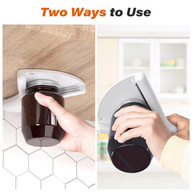 ReneeChef under-cabinet mount frees counter space for hands-free lid opening