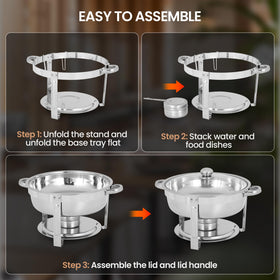 Rengue cover holder keeps utensils and lids organized during service.