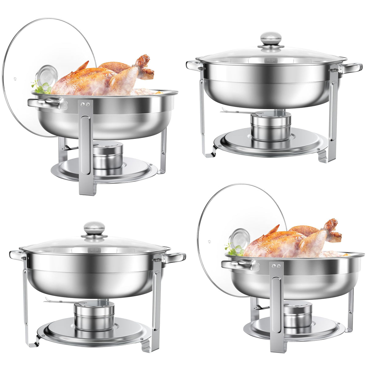 Rengue 6QT chafing-dish set in action at wedding banquet.