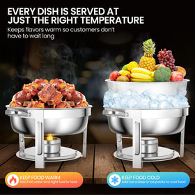 Rengue water pan highlights even heating and simple maintenance.