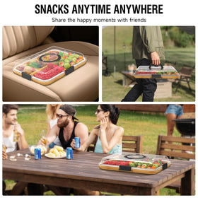 Renmxj fridge-safe board keeping snacks fresh for future gatherings