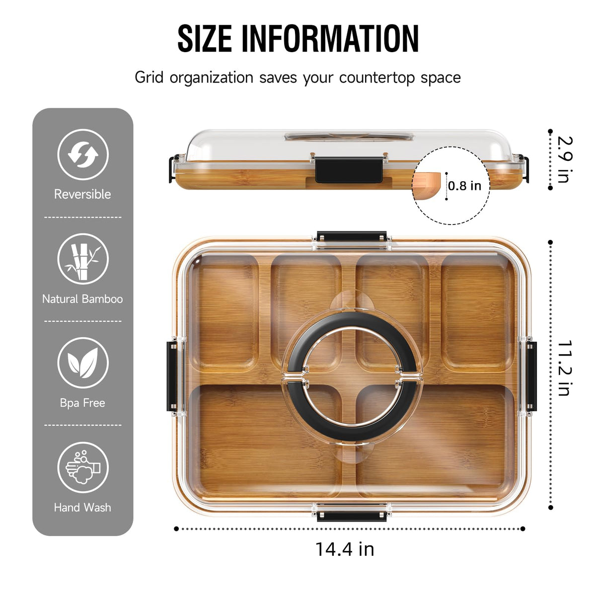 Renmxj charcuterie board easy to hand-wash and maintain