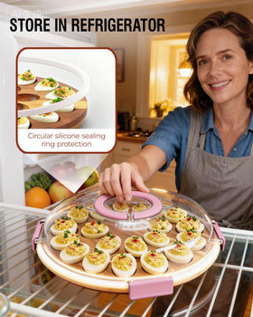 Renmxj dishwasher safe lid simplifies cleanup after gatherings