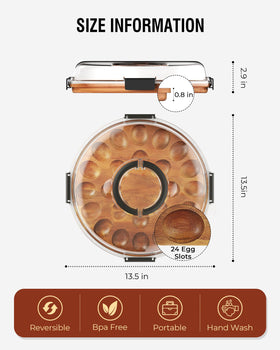 Renmxj portable tray with handle and clips for outdoor events.