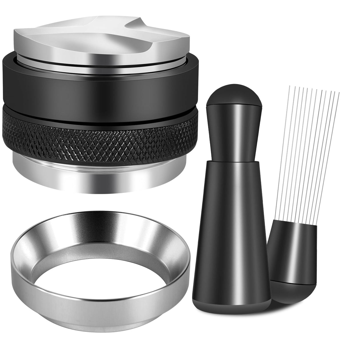 Reoszeank 54mm espresso accessories kit for balanced extraction at home.