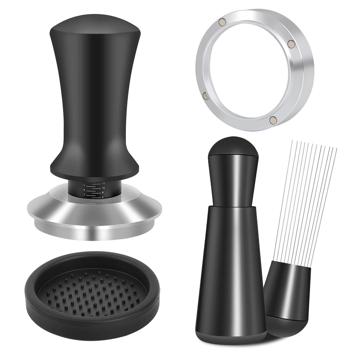 Reoszeank calibrated tamper for 54mm portafilter providing even tamping