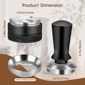 Reoszeank ergonomic tamper grip for comfortable use