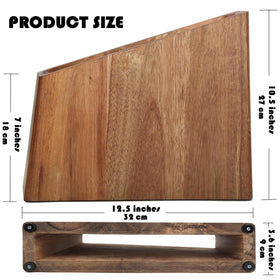 Resafy double-side magnetic knife holder keeps tools accessible and neatly displayed