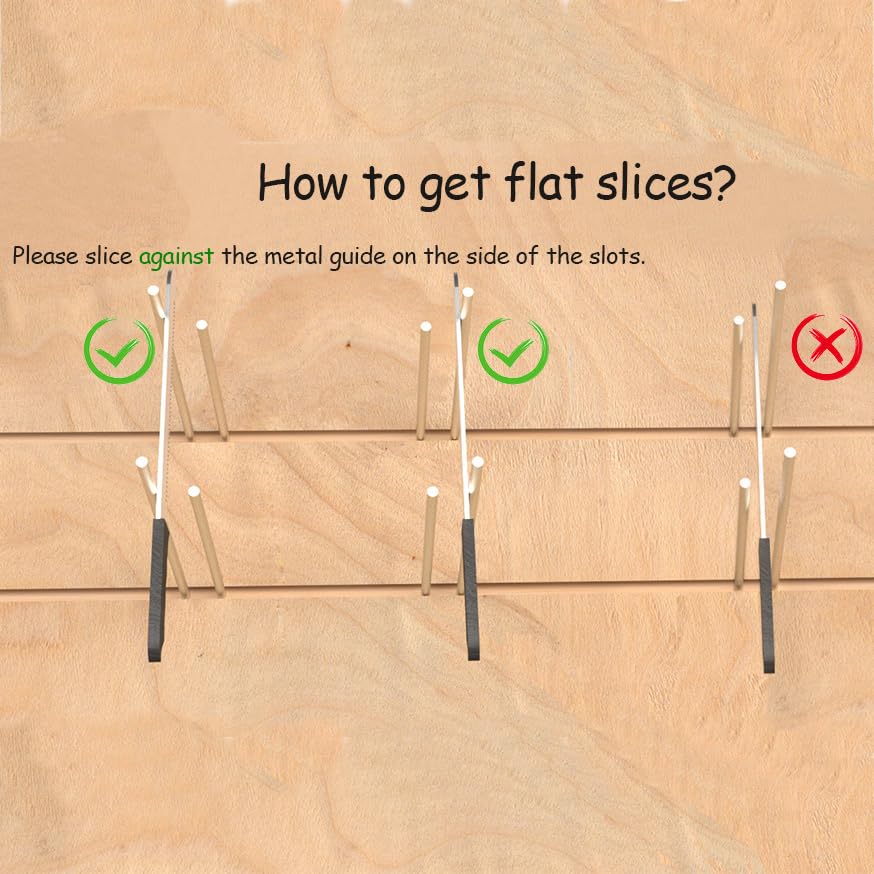 Resbywarm non-slip base keeps slices stable during cutting