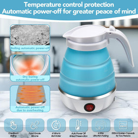 Resgitiati Travel Kettle ideal for camping, dorms, and small apartments.