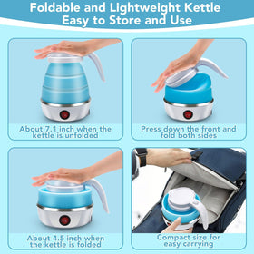 Resgitiati Travel Kettle compact storage keeps kitchen organized.