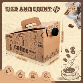 Resholder insulated coffee box with inner bag for heat retention.