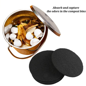 Resinta filter shapes can be trimmed to fit different lids.