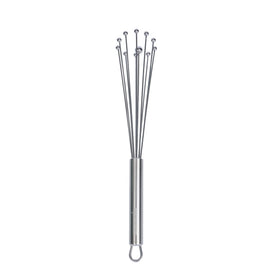 Restaurantware 10.5 in stainless steel ball whisk for smooth sauces and batters.