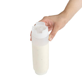 Restaurantware 16oz FIFO squeeze bottle ships in a 1-count box