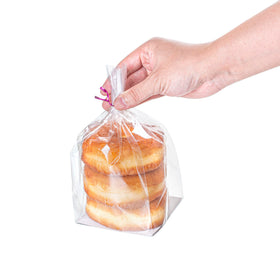 Restaurantware 4x4x9-inch food-safe bags for bakery packaging