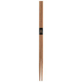 Restaurantware Bambuddha brown bamboo chopsticks, durable for hot soups and noodles.