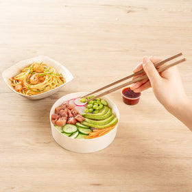 Restaurantware Bambuddha disposable chopsticks for quick post-event cleanup.