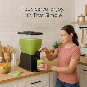 Restaurantware Bev Tek base offers stable placement and generous clearance.
