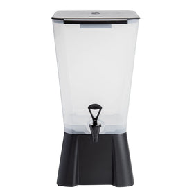 Restaurantware Bev Tek 5-Gallon dispenser with visible graduations assists measuring portions.