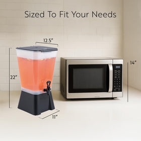 Restaurantware Bev Tek spigot enables smooth, controlled pours with minimal drips.