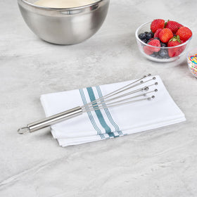 Restaurantware dishwasher-safe ball whisk designed for easy cleanup after busy service.