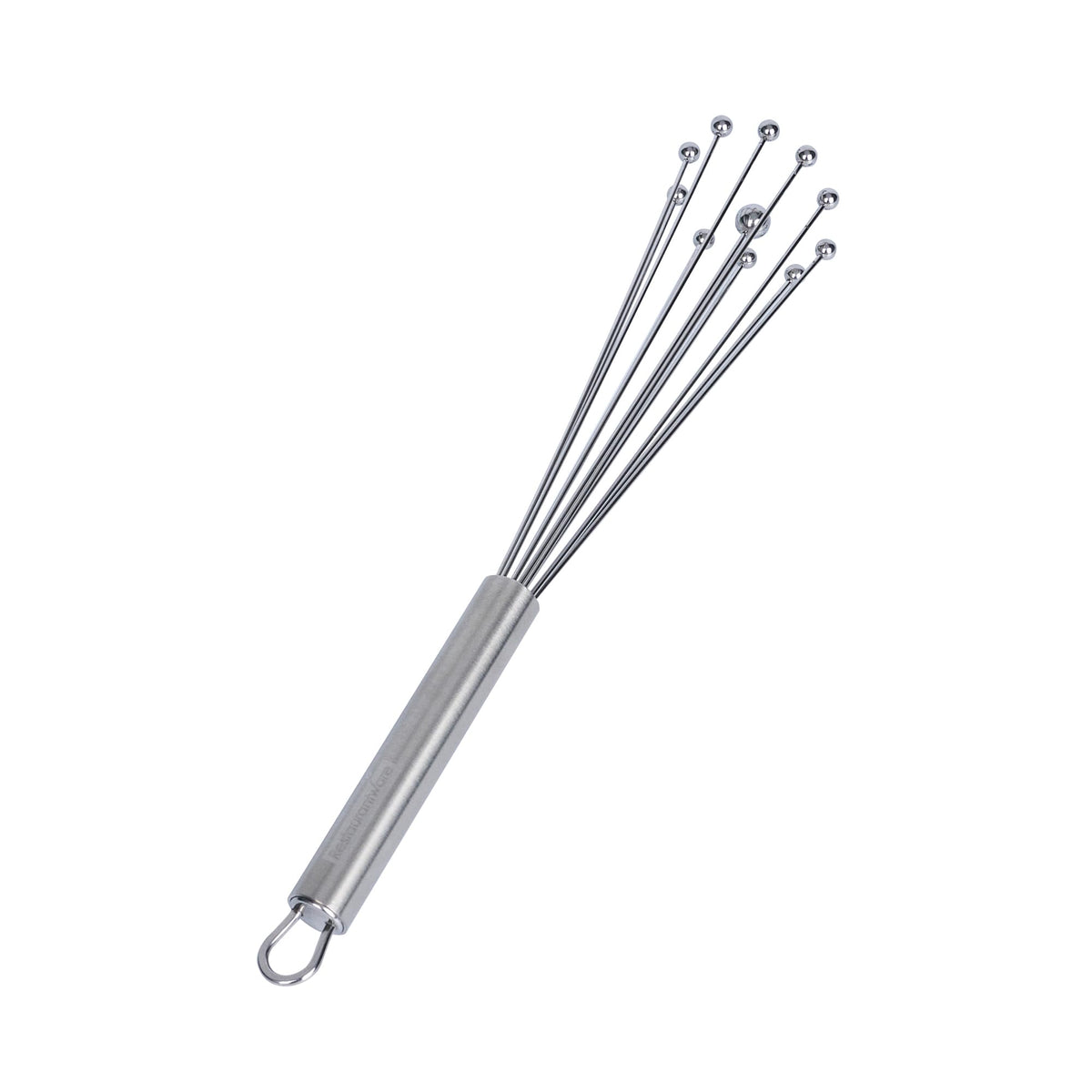 Restaurantware ergonomic-handle whisk supports comfortable, extended use during whisking tasks.