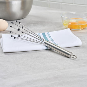 Restaurantware non-scratch silicone ball preserves non-stick cookware.