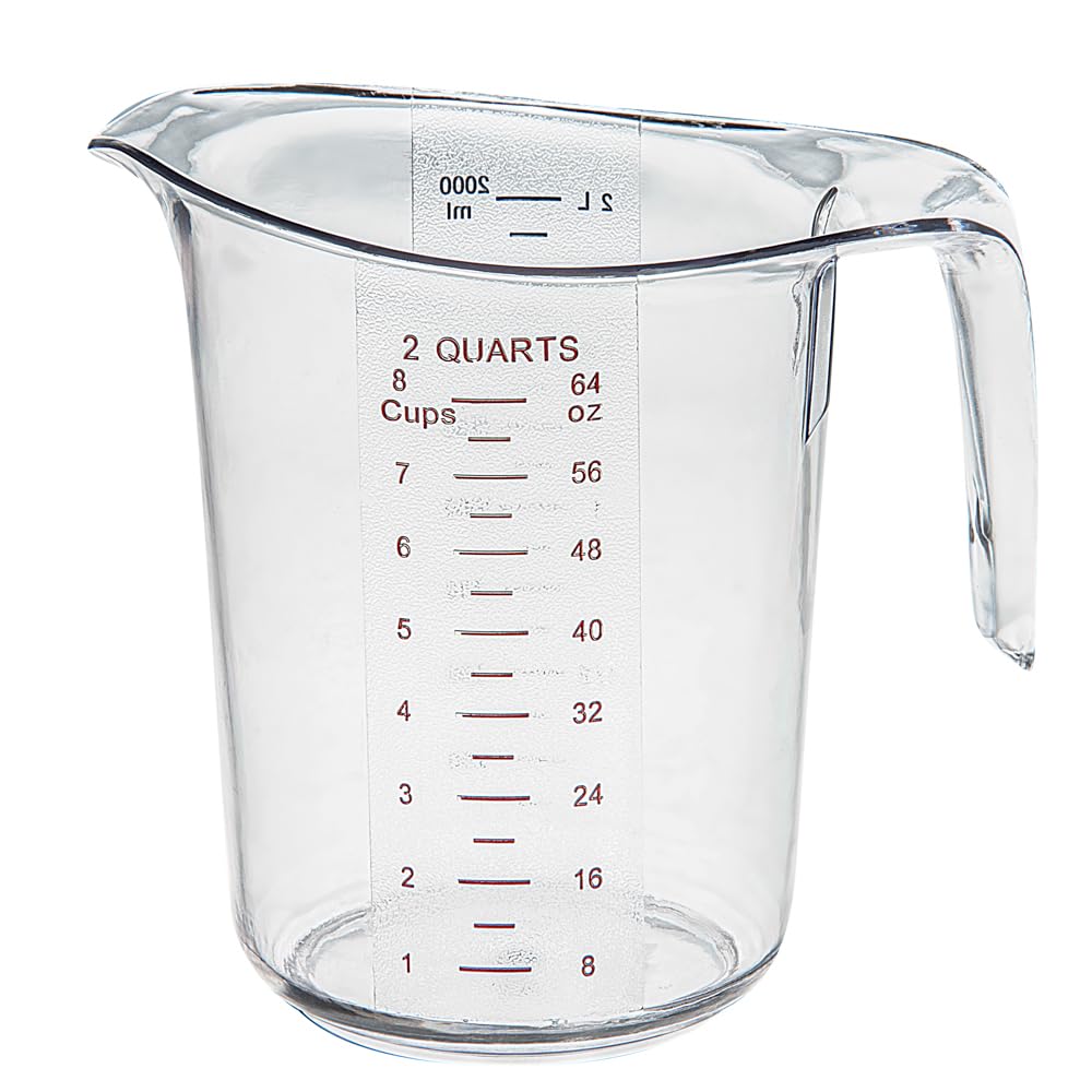 Restaurantware RW Base measuring jar with V-spout for clean pours