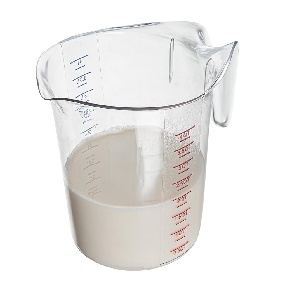 Restaurantware 9.5in L x 7.3in W x 9.5in H jar fits compact prep areas.