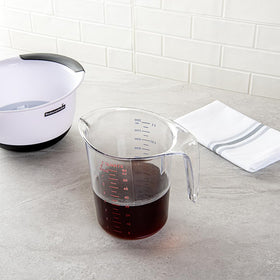Restaurantware RW Base dual-unit markings for metric and imperial recipes
