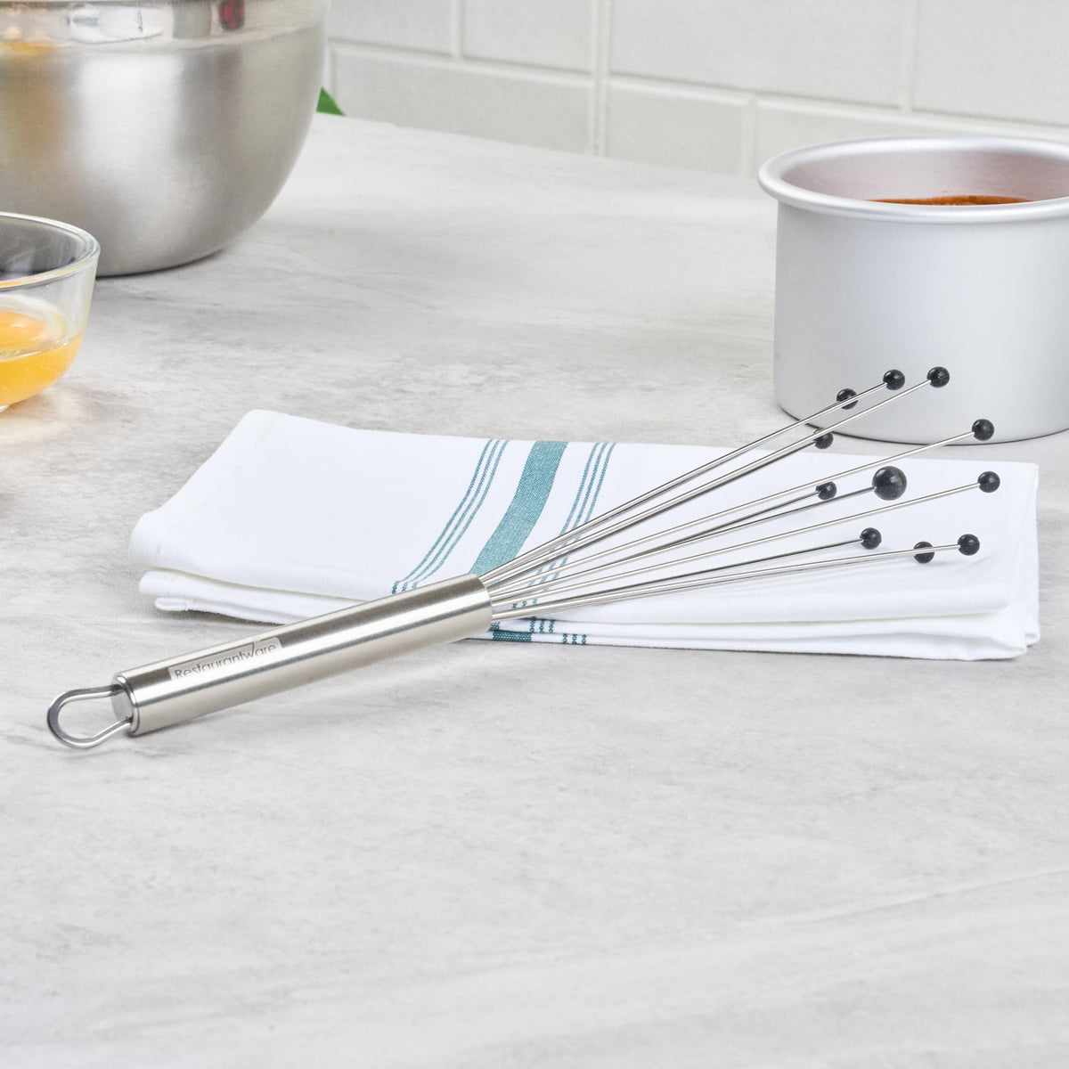 Restaurantware versatile whisk for sauces and light batters.