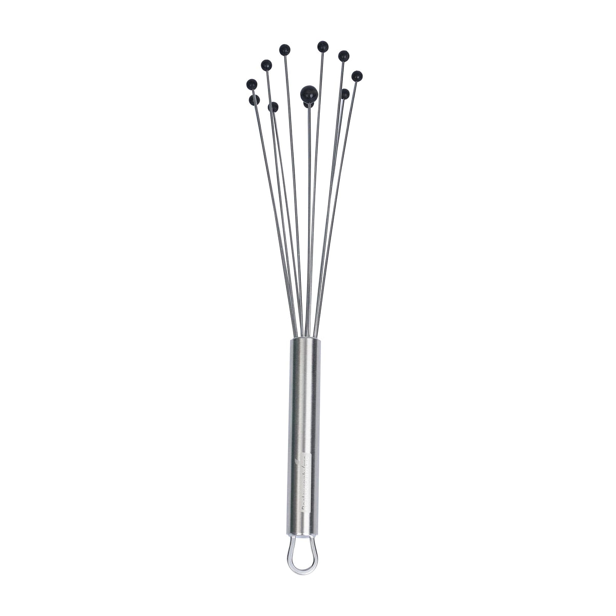 Restaurantware stainless steel ball whisk for durable, smooth sauces.