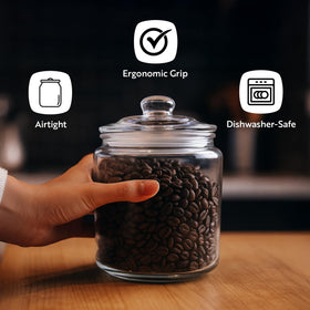Restaurantware Vetri jar is dishwasher-safe for quick, simple cleaning.