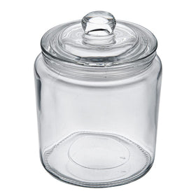 Restaurantware Vetri jar-set showcases contents with clear visibility for labeling.