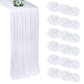 RestfulGlow 6-pack table runners packshot shows 10ft length for versatile decor.