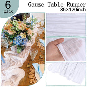 RestfulGlow chair sash and gift-wrapping accents enhance event styling.