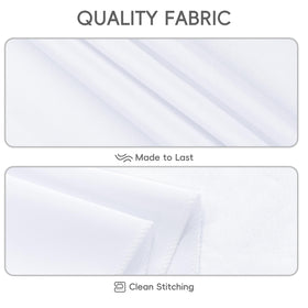 RestfulGlow easy-care washability ensures quick cleanup after gatherings.