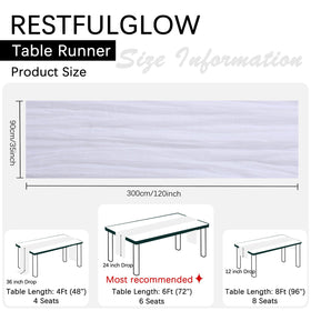 RestfulGlow table runner draped for elegant boho dining ambiance.