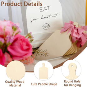 Retainbre small wood board for cheese, fruit, or bread displays.